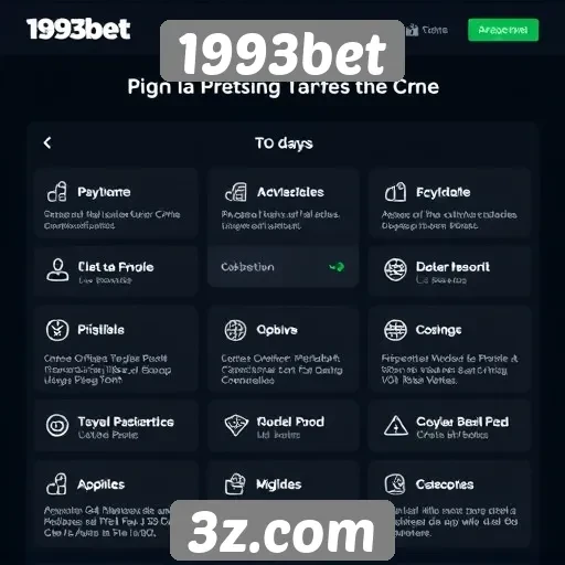 Funcionalidades da plataforma 1993bet para novos jogadores